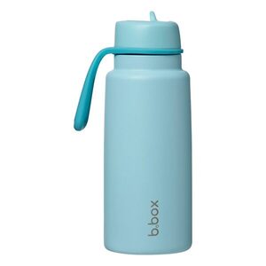 B.BOX Nerezová termolahev s brčkem 1l - lagoon obraz