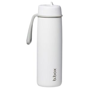 B.BOX Nerezová termolahev s brčkem 690 ml - white out obraz