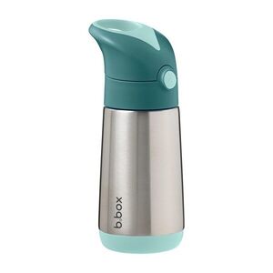 B.BOX Termoska na pití s brčkem 350 ml - emerald forest obraz