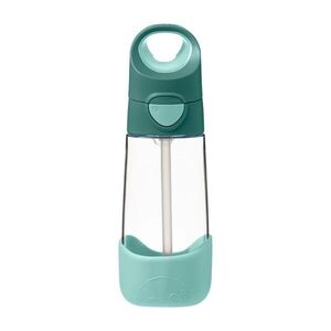 B.BOX Lahev na pití s brčkem 450 ml - emerald forest obraz