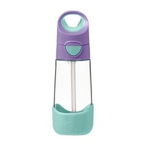 B.BOX Lahev na pití s brčkem 450 ml - lilac pop obraz
