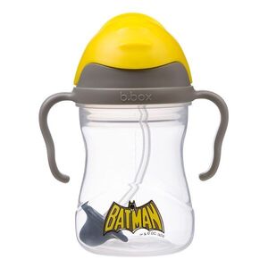 B.BOX Hrneček s brčkem 240 ml - Batman obraz