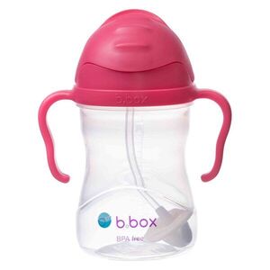 B.BOX Hrneček s brčkem - malina 240 ml obraz