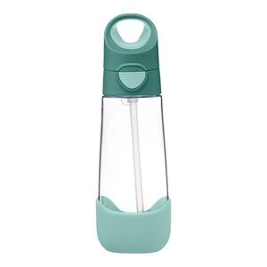 B.BOX Lahev na pití s brčkem 600 ml - emerald forest obraz