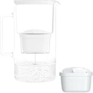 Wessper Skleněná konvice AquaMax D2 3, 3 l, bílá + 1 filtr obraz