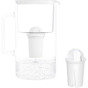 Wessper Skleněná konvice AquaClassic D2 3, 3 l, bílá + 1 filtr obraz