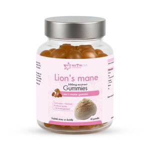 Nutricius Lions mane gummies 500 mg 60 ks obraz