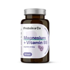 Protein a Co Magnesium bisglycinát + B6 120 kapslí obraz