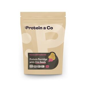 Protein a Co Proteinové kaše s chia 1600 g Arašídy s brusinkami obraz