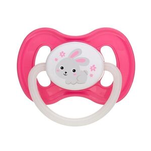 Canpol babies Svítící kaučukový dudlík třešinka 0–6m 1 ks růžový obraz