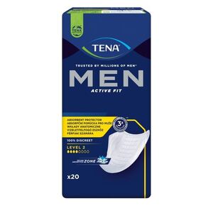 Tena Men Level 2 inkontinenční vložky pro muže 20 ks obraz