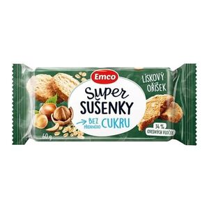 Emco Super sušenky lískový oříšek 60 g obraz