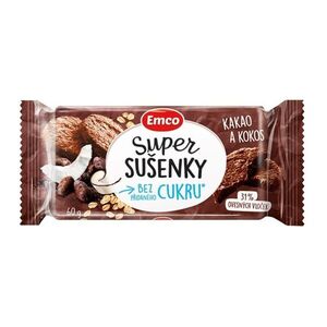 Emco Super sušenky kakao a kokos 60 g obraz