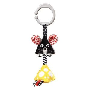Babyono Závěsná kontrastní hračka Mouse obraz