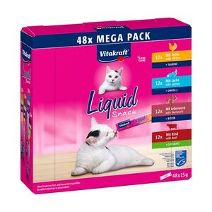 Vitakraft Liquid Snack Megapack 48x15 g obraz