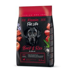 Fitmin For Life Beef & Rice krmivo pro psy 2, 5 kg obraz