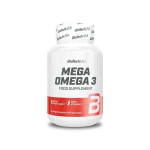 BioTech USA Mega Omega 3 90 kapslí obraz