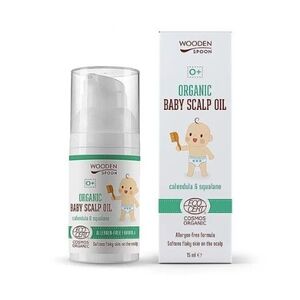 WoodenSpoon Organický olej na dětskou pokožku hlavy 15 ml obraz