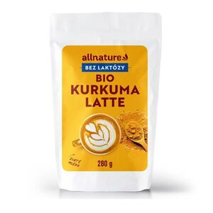 Allnature Kurkuma latte bez laktózy BIO 280 g obraz