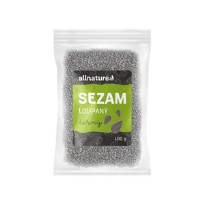 Allnature Sezam černý loupaný 100 g obraz