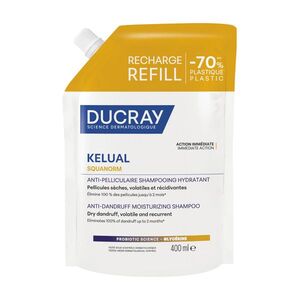 Ducray Kelual Squanorm Hydratační šampon na suché lupy náplň 400 ml obraz