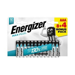 Energizer Max Plus AAA mikrotužková baterie 8+4 ks obraz