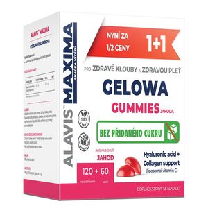 Alavis Maxima Gelowa Gummies jahoda 120 tablet + 60 kapslí obraz