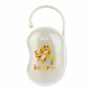 Chicco Pouzdro na dudlík dvojitý Easy Box neutrál - tiger obraz