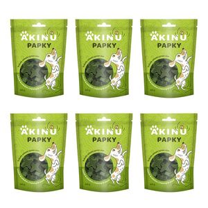 Akinu PAPKY Hvězda zelená pamlsek pro psy 6 x 100 g obraz