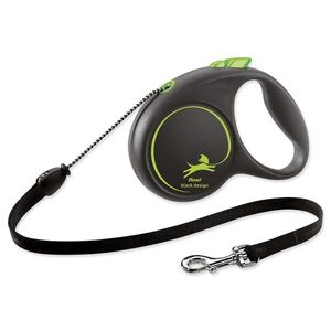 Flexi Vodítko Black Design lanko M zelené 5m obraz