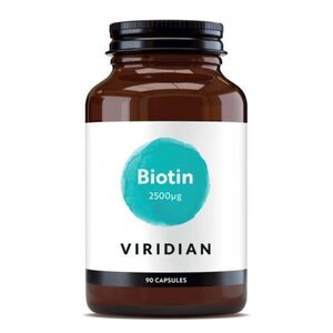 Viridian Biotin 2 500 µg 90 kapslí obraz
