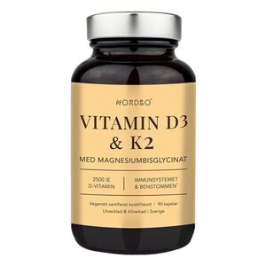Nordbo Vitamin D3 & K2 & Magnesium 90 kapslí obraz