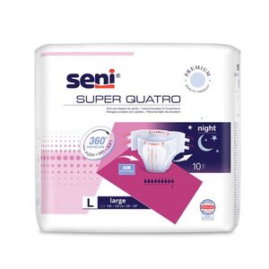 Seni Super Quatro vel. L absorpční plenkové kalhotky s lepítky 10 ks obraz