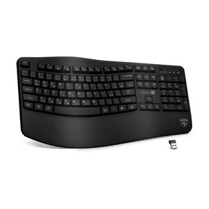 Connect IT For Health CZ + SK verze ergonomická klávesnice černá obraz