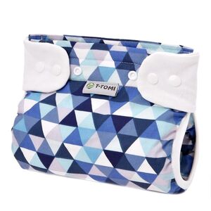 T-tomi Ortopedické abdukční kalhotky - patentky Blue triangles (3-6kg) obraz