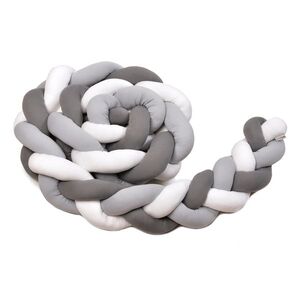 T-tomi Pletený mantinel 360 cm White + Grey + Anthracite obraz