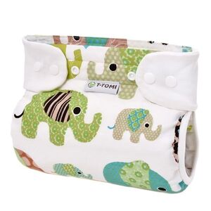 T-tomi Ortopedické abdukční kalhotky - patentky Green elephants (5-9kg) obraz