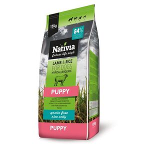 Nativia Lamb&Rice Puppy 15 kg obraz