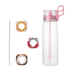 SCENT AIR HYDRATION Láhev Falco 650 ml růžová Sportovní láhev s brčkem obraz