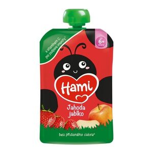 Hami Jahoda, jablko 6m+ kapsička 100 g obraz