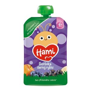Hami Borůvka, černý rybíz 6m+ kapsička 100 g obraz