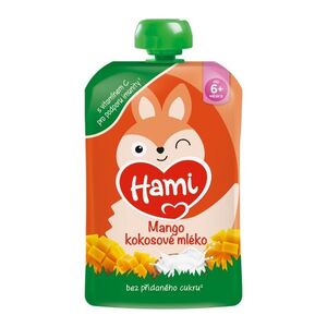 Hami Mango, kokosové mléko 6m+ kapsička 100 g obraz