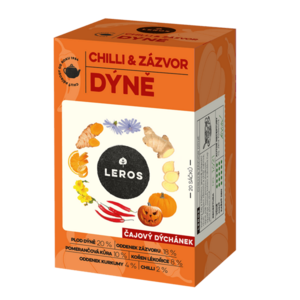 Leros Čajový dýchánek Chilli&zázvor&dýně 20x2 g obraz