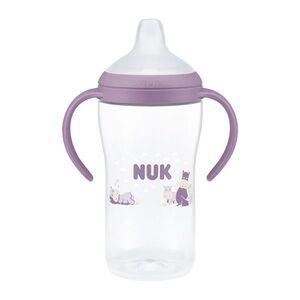 NUK Perfect Match Láhev na učení 6m+ 260 ml 1 ks hippo obraz