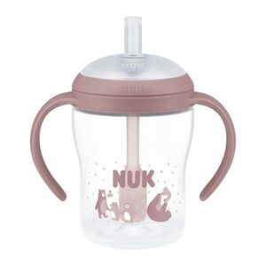 NUK Perfect Match Láhev na učení s brčkem 8m+ 150 ml 1 ks bear obraz