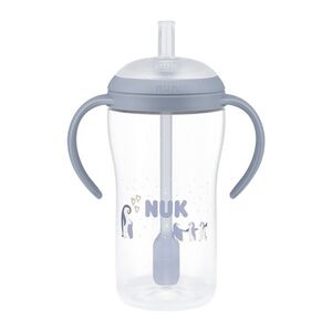 NUK Perfect Match Láhev na učení s brčkem 8m+ 260 ml 1 ks pengu obraz