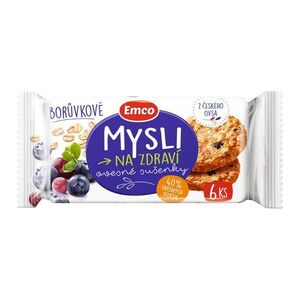 Emco Ovesné sušenky borůvkové 60 g obraz
