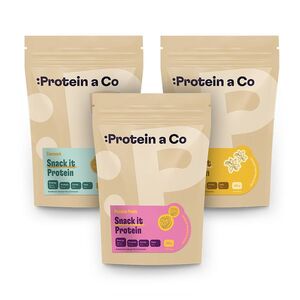 Protein a Co SNACK IT Protein 2+1, 500 g Vanilka, Fruit, Kokos obraz