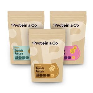 Protein a Co SNACK IT Protein 2+1, 500 g Kokos, Čokoláda, Fruit obraz