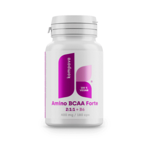 KOMPAVA Amino BCAA Forte 2: 1: 1 180 kapslí, aminokyseliny obraz